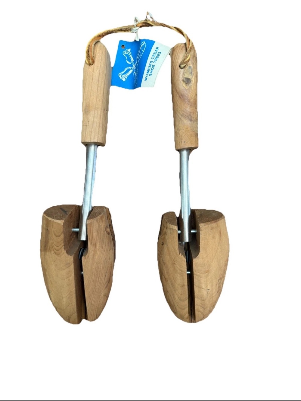 Cedar Shoe Trees with Metal Center Posts Adjustable Women’s